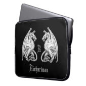 Personalisierte Flügeldrachen Laptopschutzhülle (Vorderseite Links)