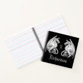 Personalisierte Flügeldrachen Notizblock (Innenseite)