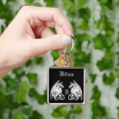 Personalisierte Flügeldrachen Schlüsselanhänger (Hand)