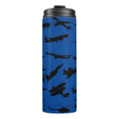 Personalisierte Flugzeugthermie Thermosbecher (Vorderseite)