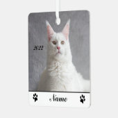 Personalisierte Flusspferde Ornament Aus Metall (Vorderseite links)