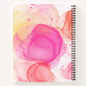 personalisierte Flüstern, rosa und gelb Notizblock (Rückseite)