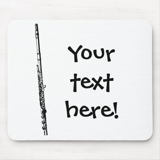 Personalisierte Flute Mousepad (Vorne)