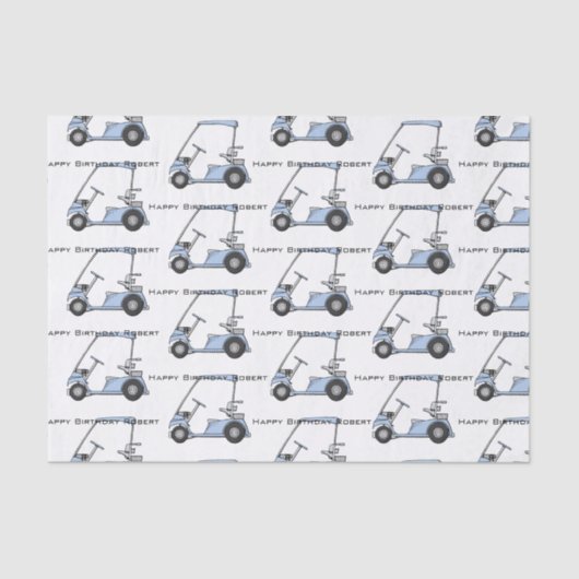 Personalisierte Folien aus Golftücher Seidenpapier (Vorderseite)