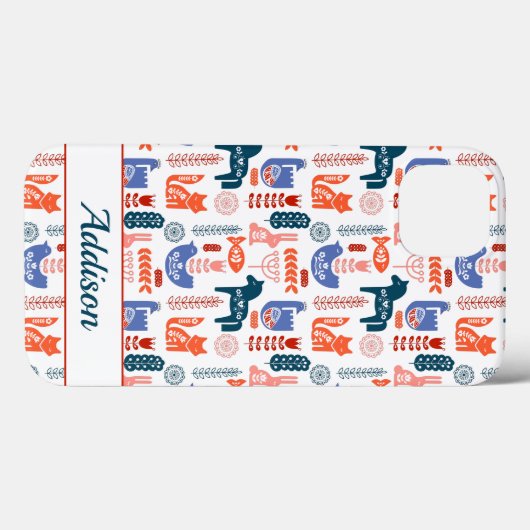 Personalisierte Folklorekunst Case-Mate iPhone Hülle (Rückseite (Horizontal))