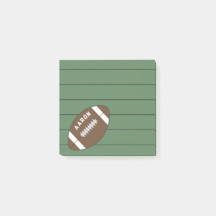 Personalisierte Football-Post-it-Notes-Geschenke Post-it Klebezettel