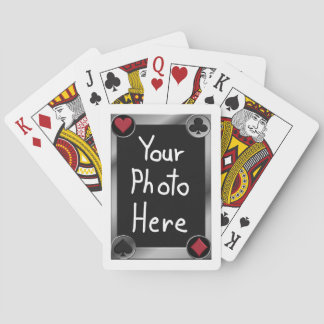 Personalisierte Foto-Anzüge Poker spielen Spielkarten