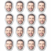 Personalisierte Foto-Aufkleber Aufkleber (Vorderseite)