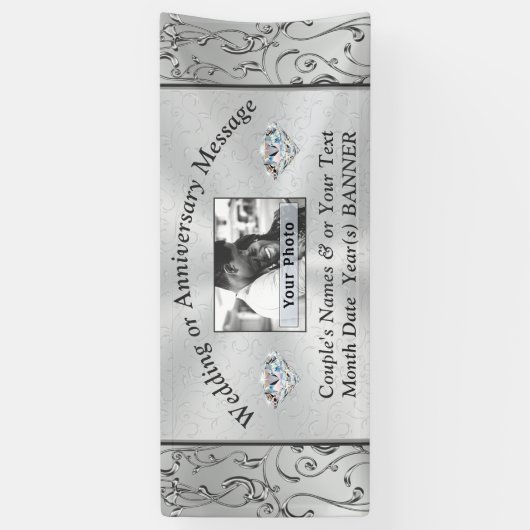 Personalisierte Foto-Banner für jeden Anlass Banner (Vertikal)