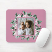 Personalisierte Foto-Blumenrahmen Mousepad (Mit Mouse)