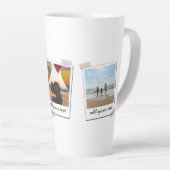 Personalisierte Foto-Collage der Familie 3 Milchtasse (Rechte Ecke)