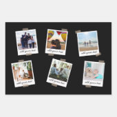 Personalisierte Foto-Collage der Familie 6 Geschenkpapier Set (Vorderseite 2)