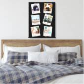 Personalisierte Foto-Collage der Familie 6 Leinwanddruck (Insitu (Schlafzimmer))