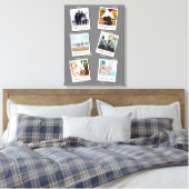 Personalisierte Foto-Collage der Familie 6 Leinwanddruck (Insitu (Schlafzimmer))