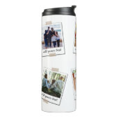 Personalisierte Foto-Collage der Familie 6 Thermosbecher (Nach links gedreht)