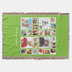 Personalisierte Foto Collage DIY Decke
