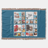 Personalisierte Foto Collage DIY Decke (Vorderseite)