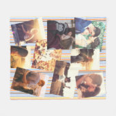 Personalisierte Foto-Collage Fleecedecke (Vorderseite (Horizontal))