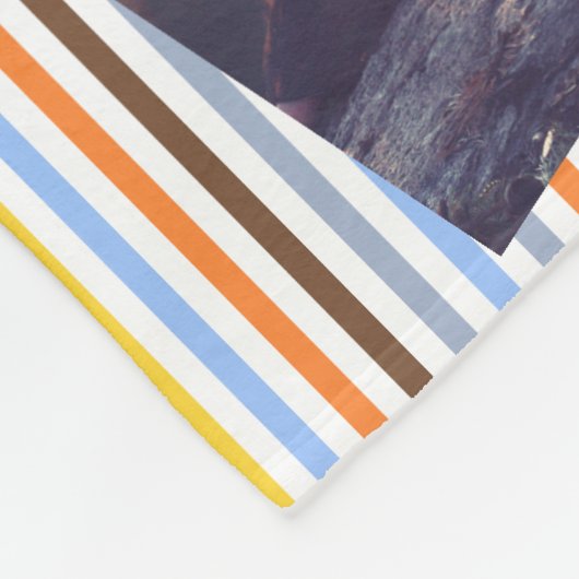 Personalisierte Foto-Collage Fleecedecke (Ecke)