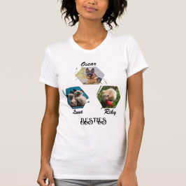 Personalisierte Foto-Collage für Haustiere T-Shirt