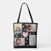 Personalisierte Foto-Collage für Mama-Tasche Tasche (Rückseite)