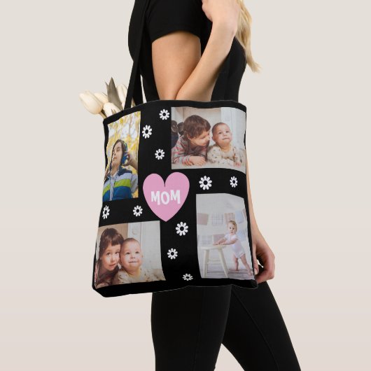 Personalisierte Foto-Collage für Mama-Tasche Tasche (Von Nahem)
