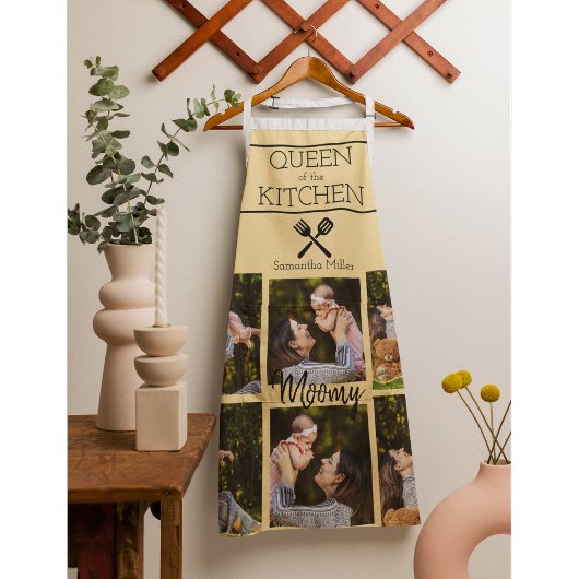 Personalisierte Foto Collage Küche Schürze