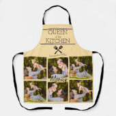 Personalisierte Foto Collage Küche Schürze (Vorderseite)