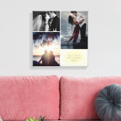 Personalisierte Foto Collage Leinwanddruck (Insitu (Wohnzimmer))