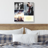 Personalisierte Foto Collage Leinwanddruck (Insitu (Schlafzimmer))