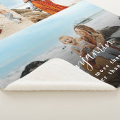 Personalisierte Foto Collage Liebe Sie Sherpa Blan Sherpadecke (3/4)