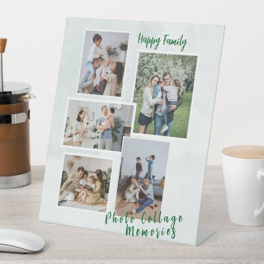 Personalisierte Foto Collage Plaque Sockelschild (In Situ)