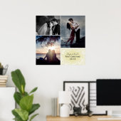 Personalisierte Foto Collage Poster (Heimbüro)
