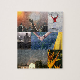 Personalisierte Foto-Collage-Puzzles Puzzle