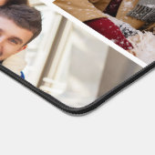 Personalisierte Foto Collage & Text Schreibtischunterlage (Ecke)