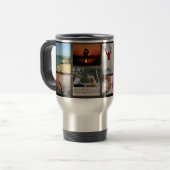 Personalisierte Foto Collage Travel Mug Reisebecher (Vorderseite Links)