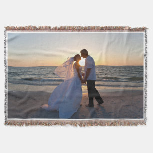 Personalisierte Foto-Decke für Paare als Geschenk  Decke