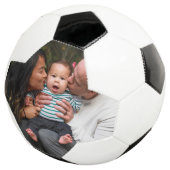 Personalisierte Foto-Familie Fußball (Dreiviertel)