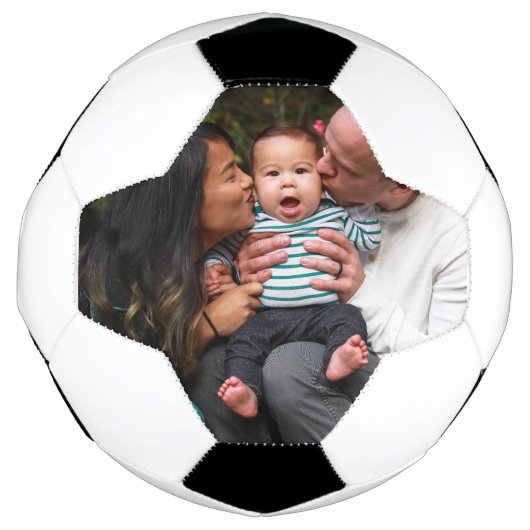 Personalisierte Foto-Familie Fußball (Vorderseite)