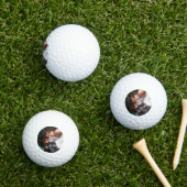Personalisierte Foto-Familie Golfball (Insitu Gras)