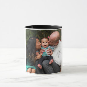 Personalisierte Foto-Familie Tasse