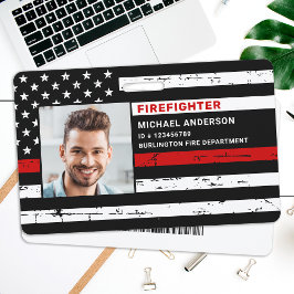 Personalisierte Foto Fireman-ID-Karte Firefighter- Ausweis