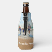 Personalisierte Foto Flasche Cooler Benutzerdefini Flaschenkühler (Flasche Rückseite)