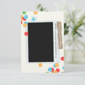 Personalisierte Foto-Geburtstagskarte (Stehend Vorderseite)