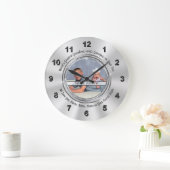 Personalisierte Foto-Geschenke für Großeltern Große Wanduhr (Zuhause)