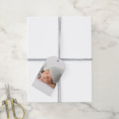 Personalisierte Foto-Geschenketiketten Geschenkanhänger (Mit Garn)