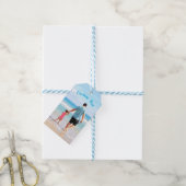Personalisierte Foto-Geschenkmarke mit benutzerdef Geschenkanhänger (Mit Garn)