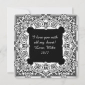 Personalisierte Foto-Grenzkarte "Immer und immer" (Rückseite)