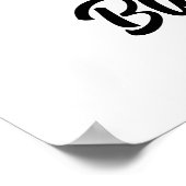 Personalisierte Foto-Großschwester Poster (Ecke)