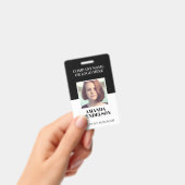 Personalisierte Foto-ID mit Barcode-Abzeichen Ausweis (Handheld)